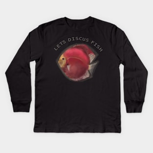 Discus fish Version 4.3 Kids Long Sleeve T-Shirt